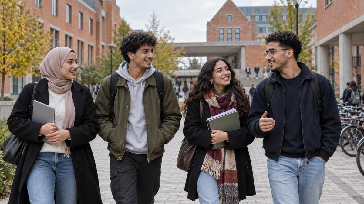 Studieren in Belgien aus Algerien, Marokko oder Tunesien: Gleichwertigkeit, Zulassung, D-Visum und Budget für 2027